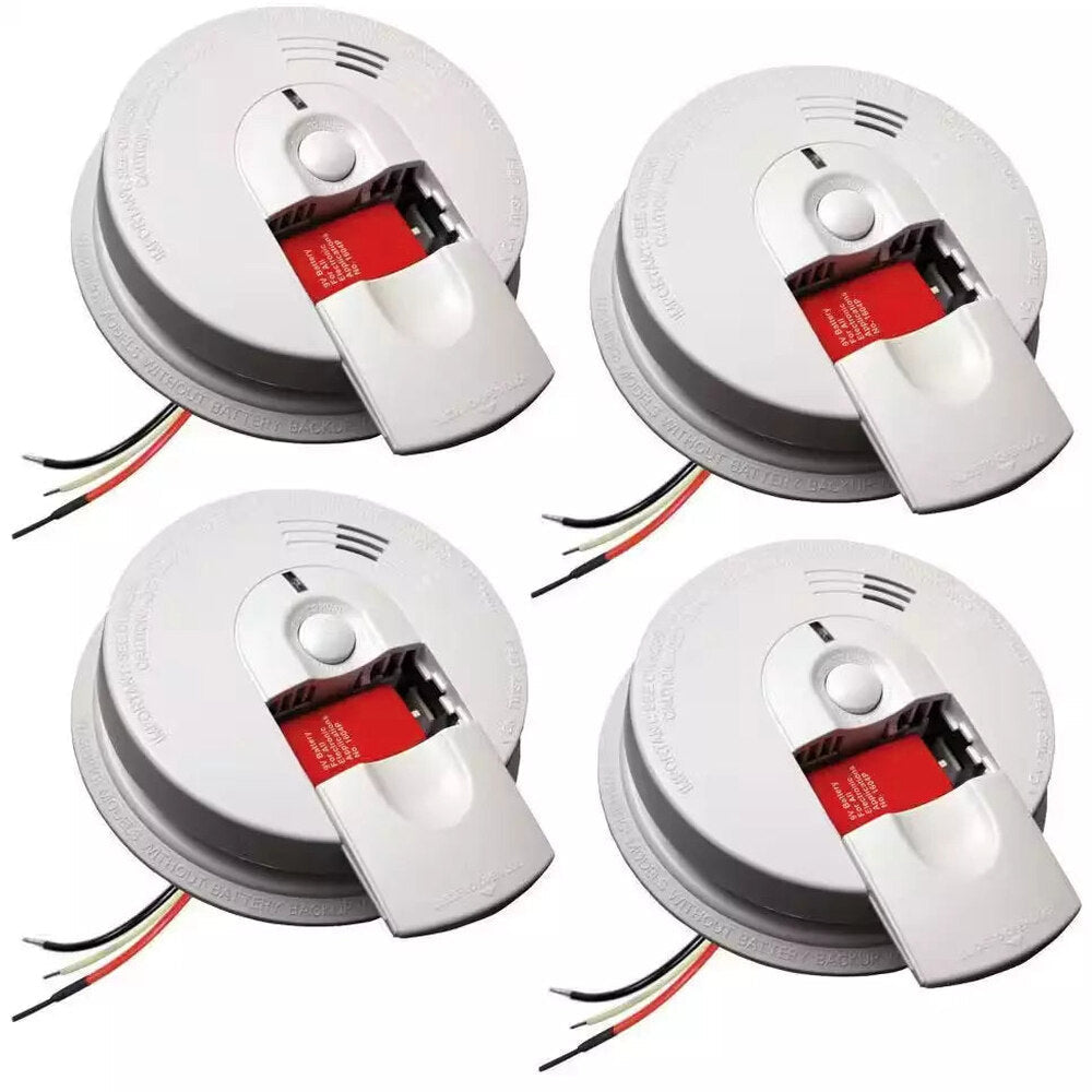 Firex 4-Pack Hardwired Smoke Detector