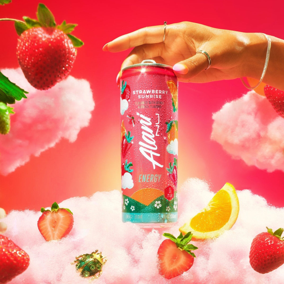 Energy Drink Strawberry Sunrise 12oz 24 Pack