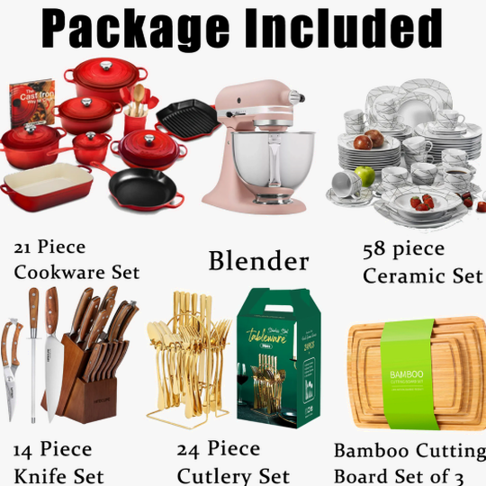 121-piece Kitchen Spree Meeting All The Needs Of The Kitchen