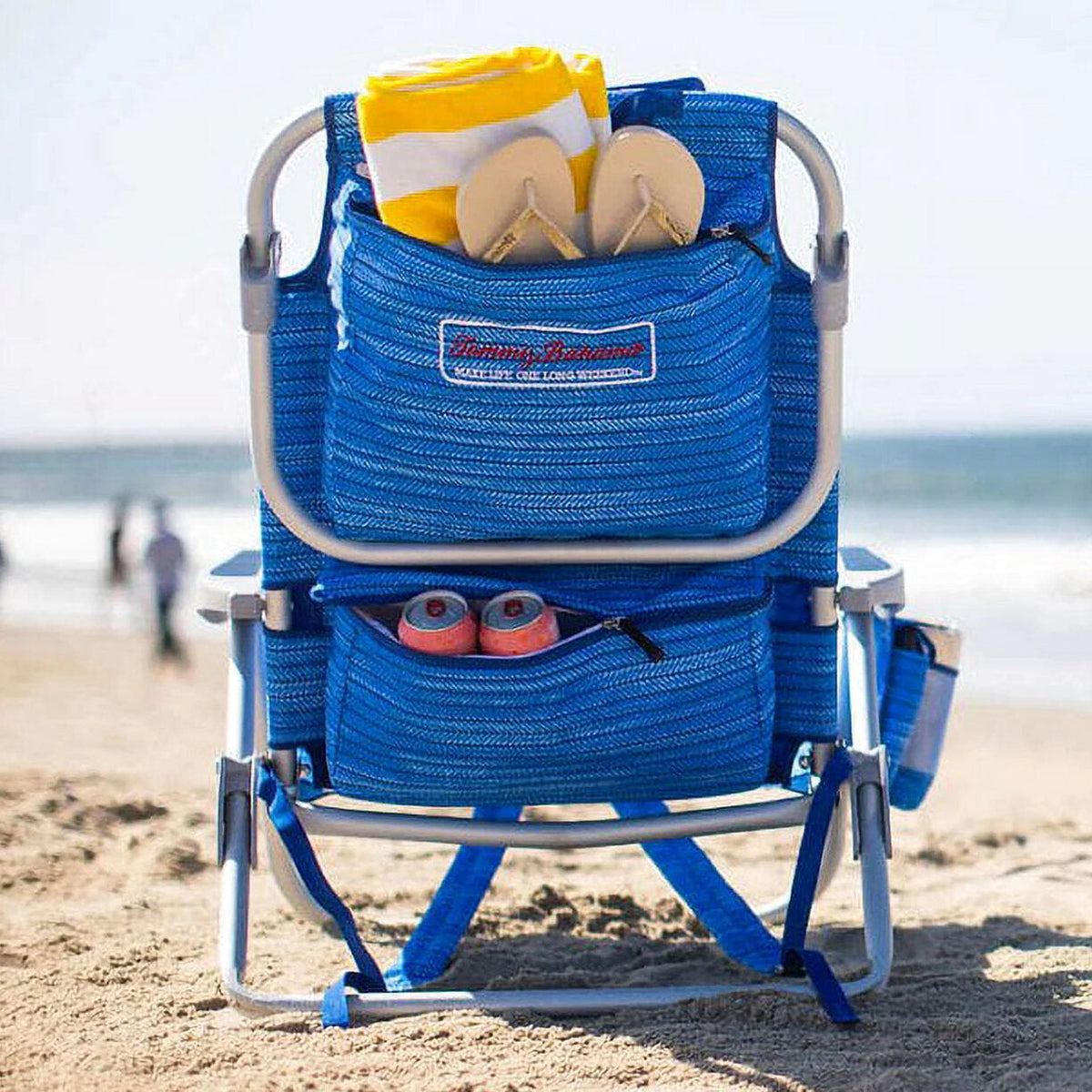 Tommy Bahama Backpack Beach Chairs - (2 PACK Blue )