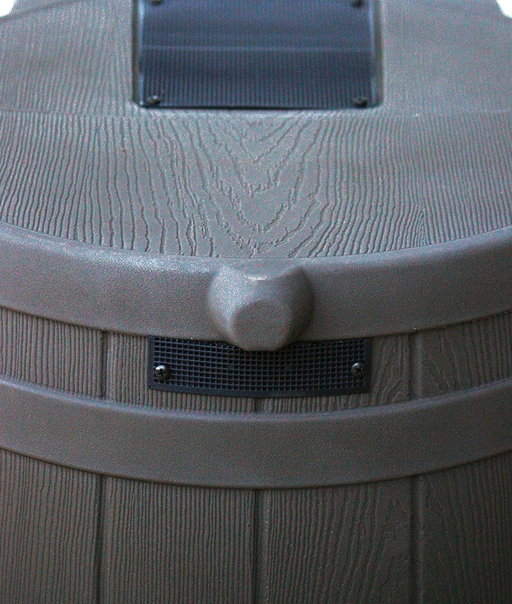 Good Ideas Rain Wizard 50 Gallon Plastic Outdoor Home Rain Barrel Water Storage Collector