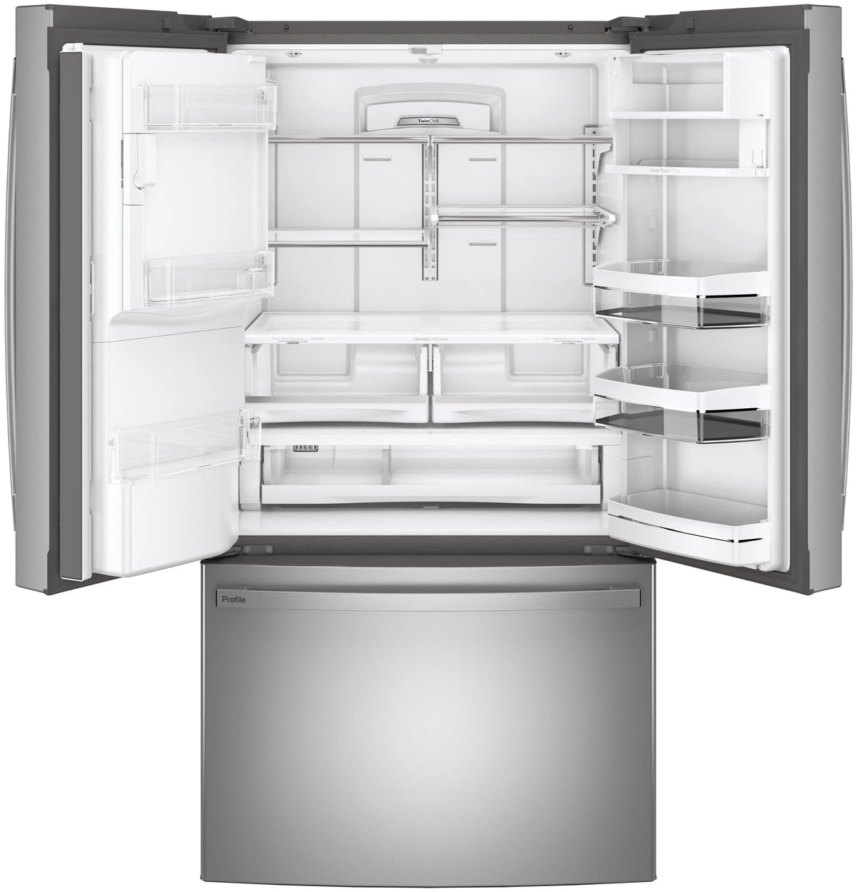 GE Profile Series 27.7 Cu. Ft. Fingerprint Resistant French-Door Refrigerator With Hands-Free AutoFill