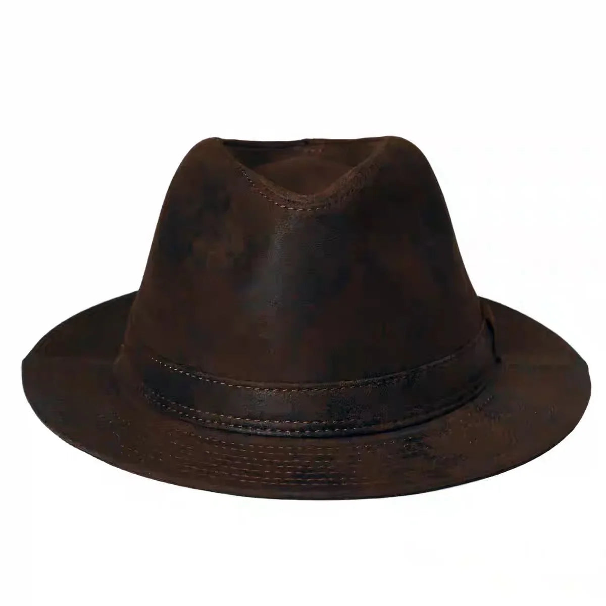 Abruzzo Genuine Leather Trilby Hat
