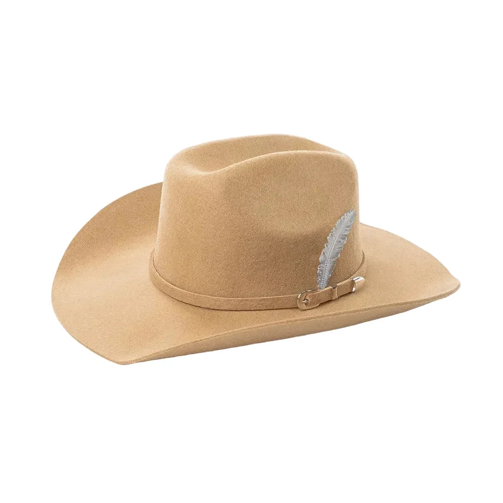 Albuquerque Wool Feather Western Cowboy Hat