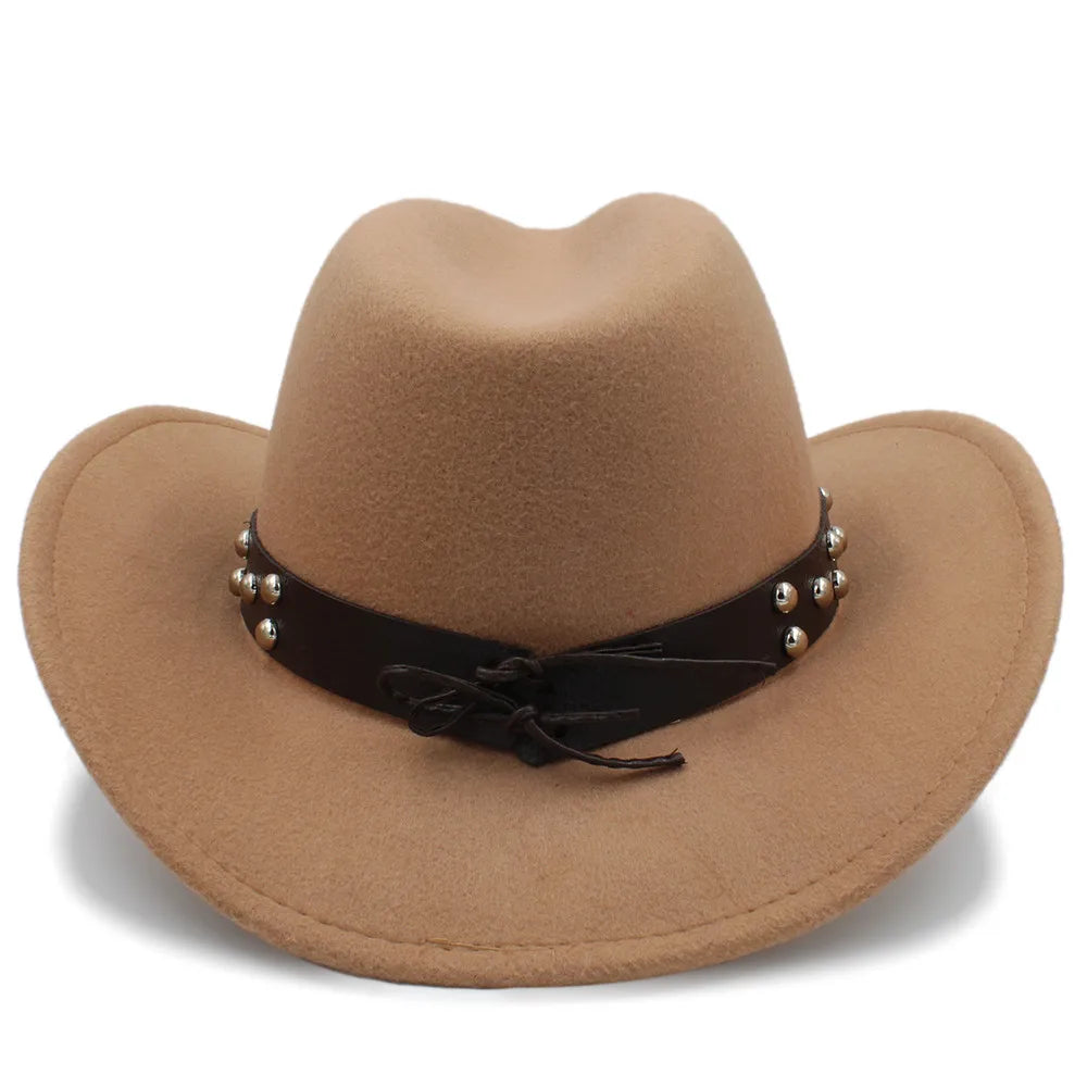 Black Pearl Wool Cowboy Hat