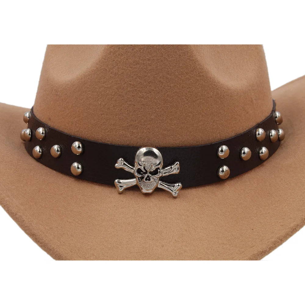 Black Pearl Wool Cowboy Hat