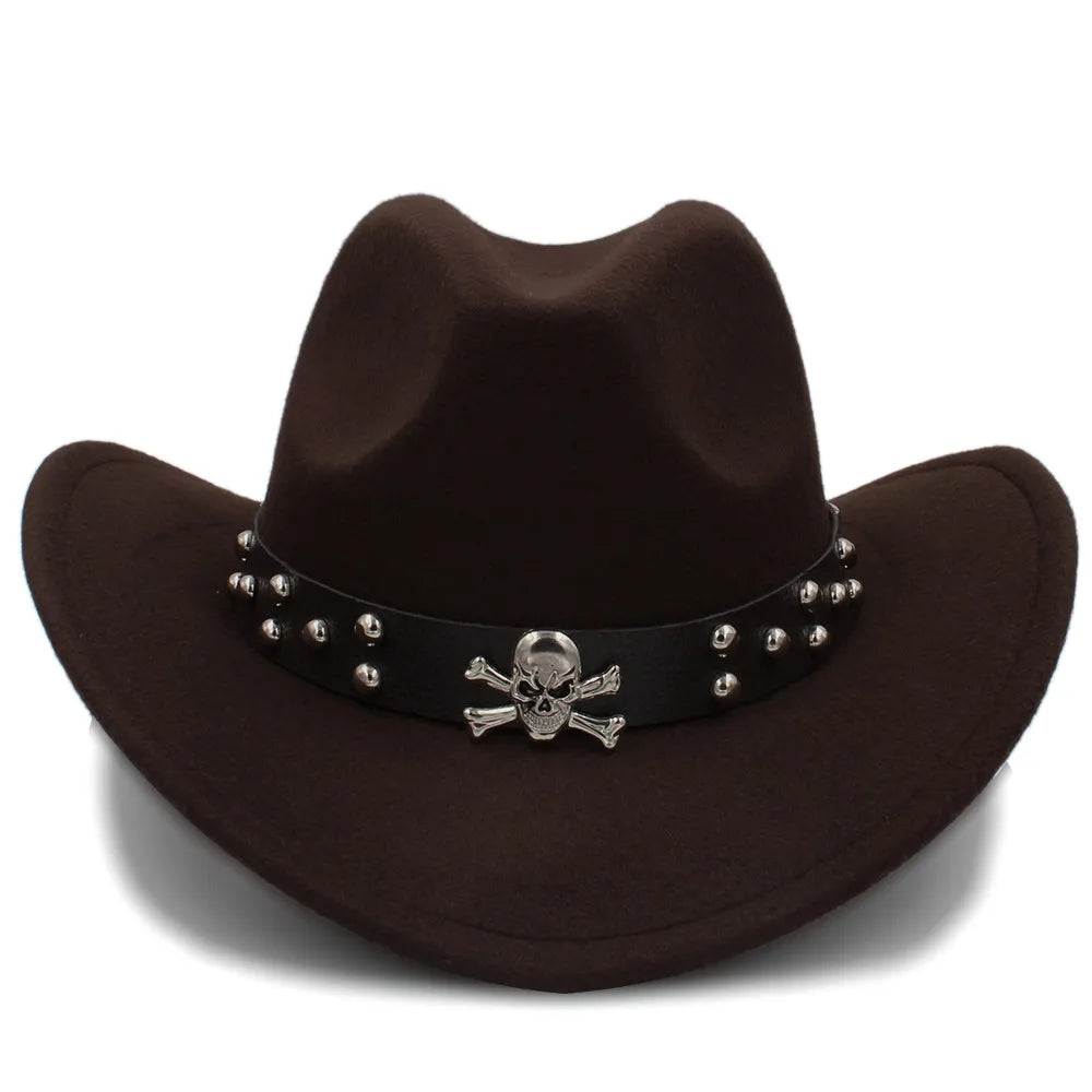 Black Pearl Wool Cowboy Hat