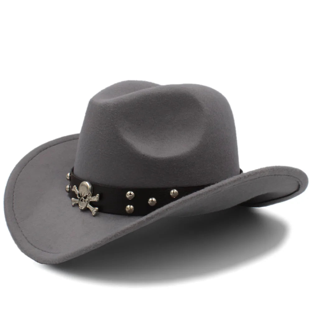 Black Pearl Wool Cowboy Hat