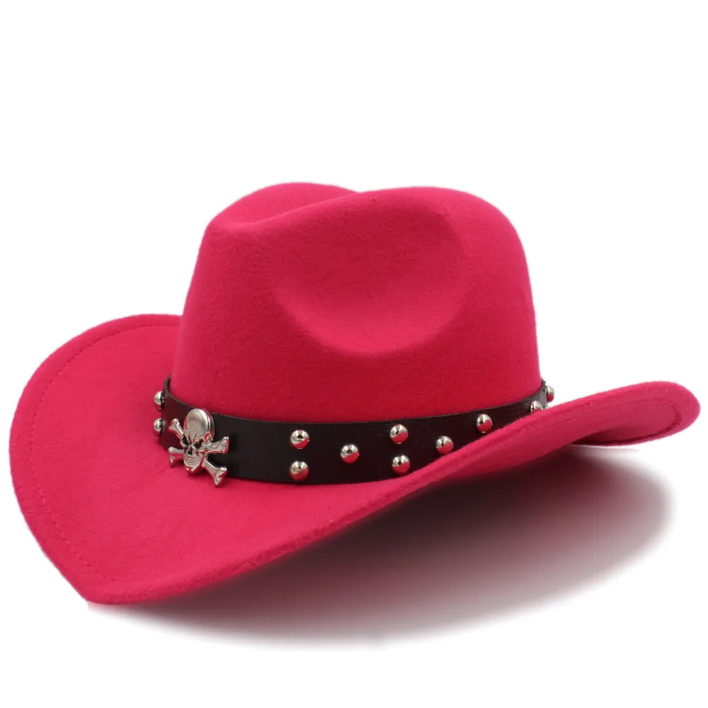 Black Pearl Wool Cowboy Hat