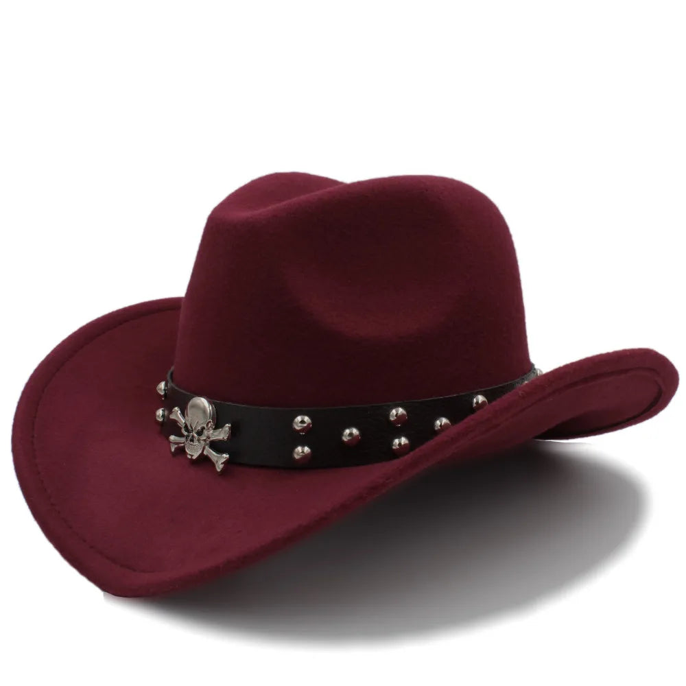 Black Pearl Wool Cowboy Hat