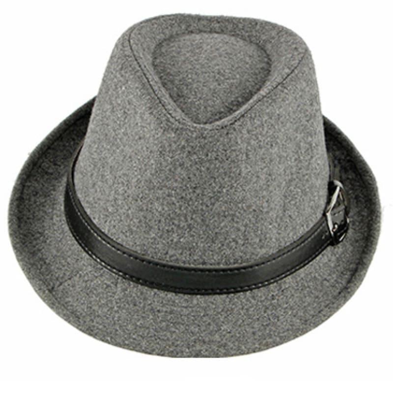 Cannes Vintage Plain Trilby Hat