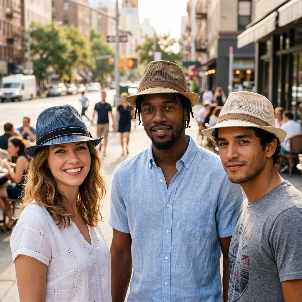 Capri Summer Mesh Trilby Hat
