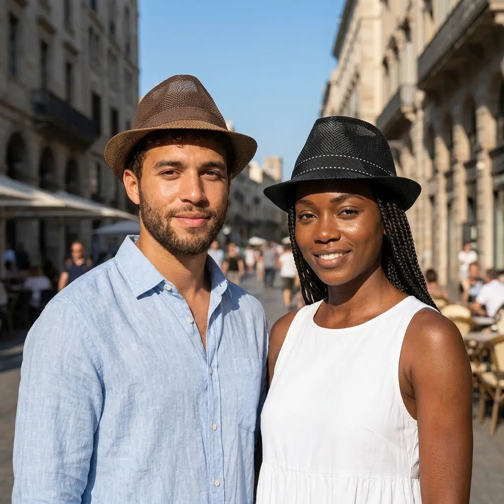Capri Summer Mesh Trilby Hat