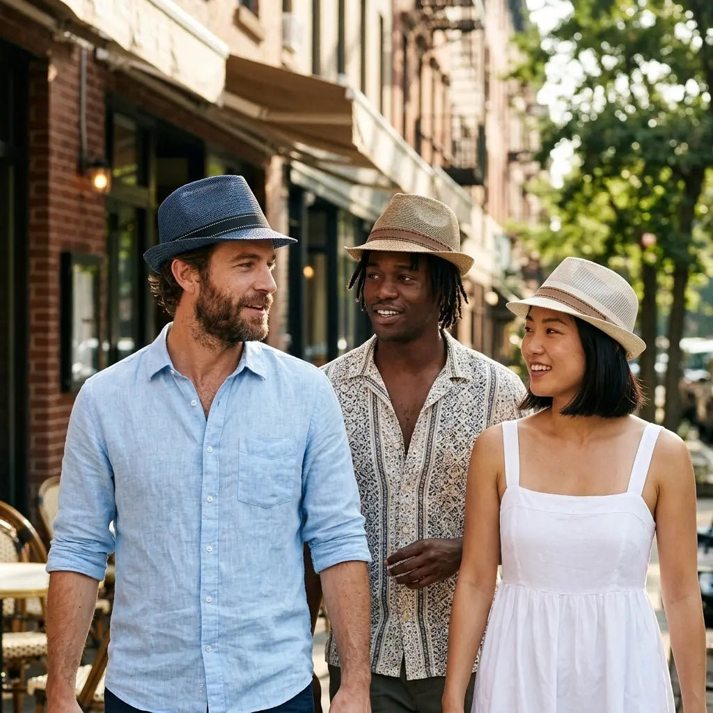 Capri Summer Mesh Trilby Hat