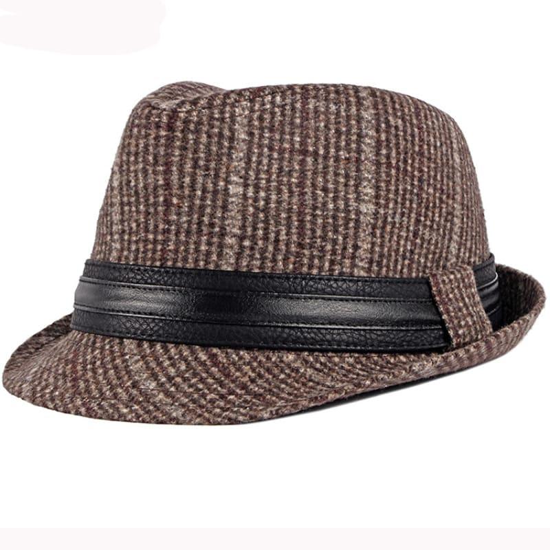 Charles Plaid Trilby Hat