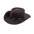 Chevalier Wool Cowboy Porkpie Hat