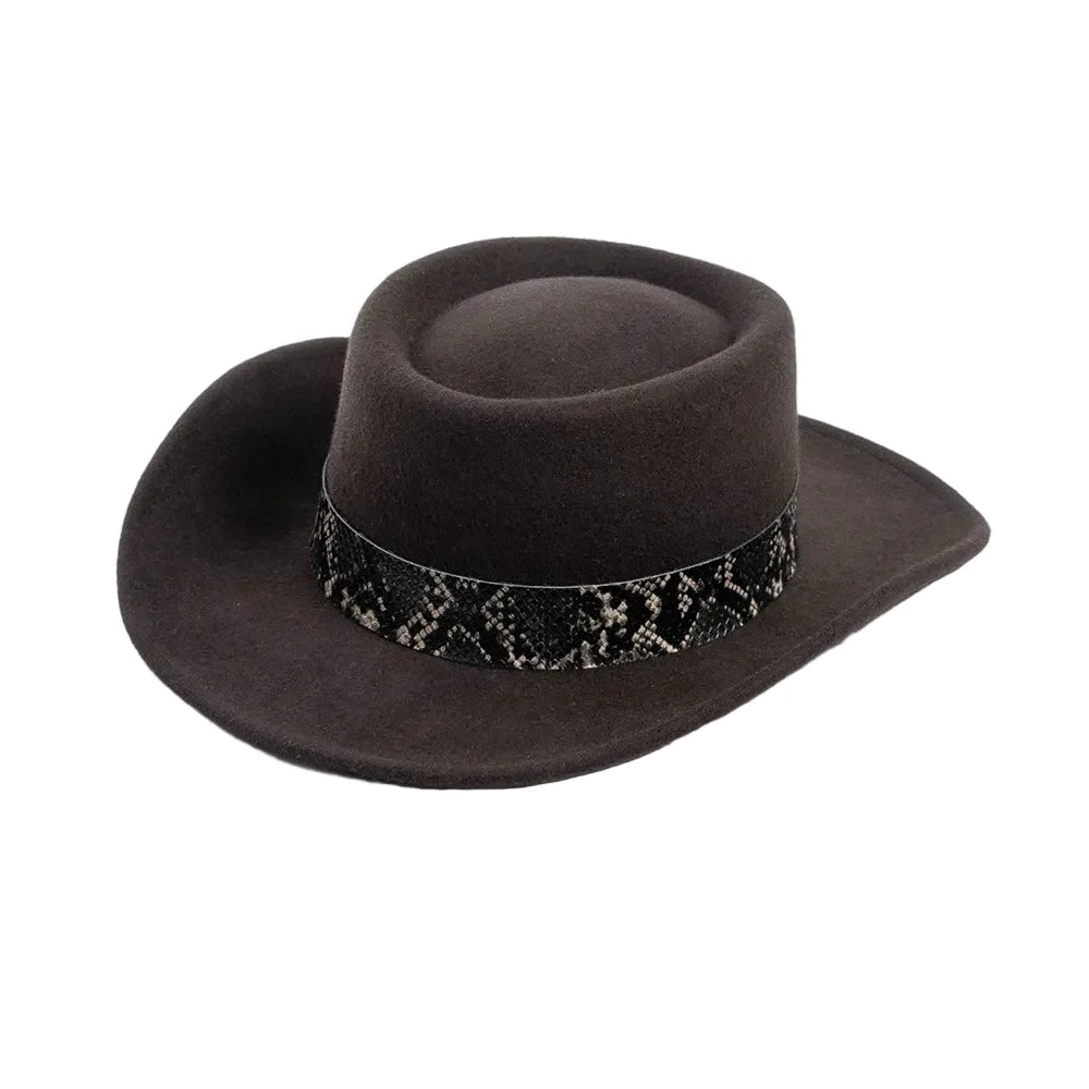 Chevalier Wool Cowboy Porkpie Hat