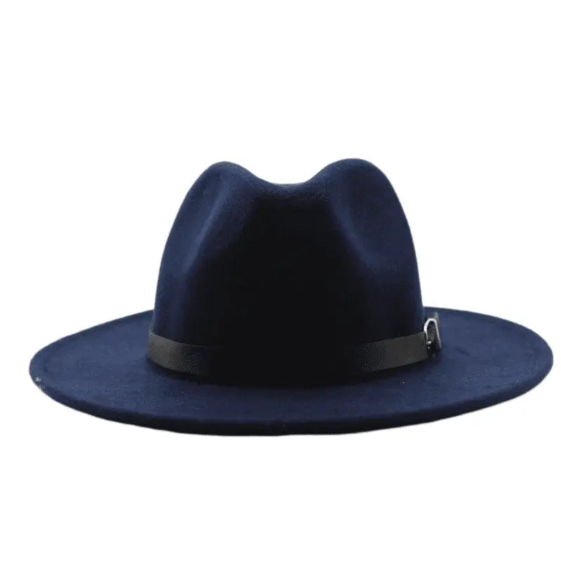 Classic Plain Felt Fedora Hat