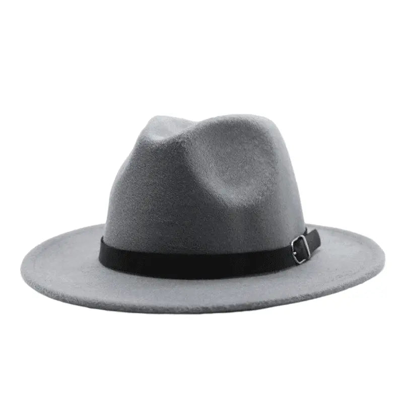 Classic Plain Felt Fedora Hat