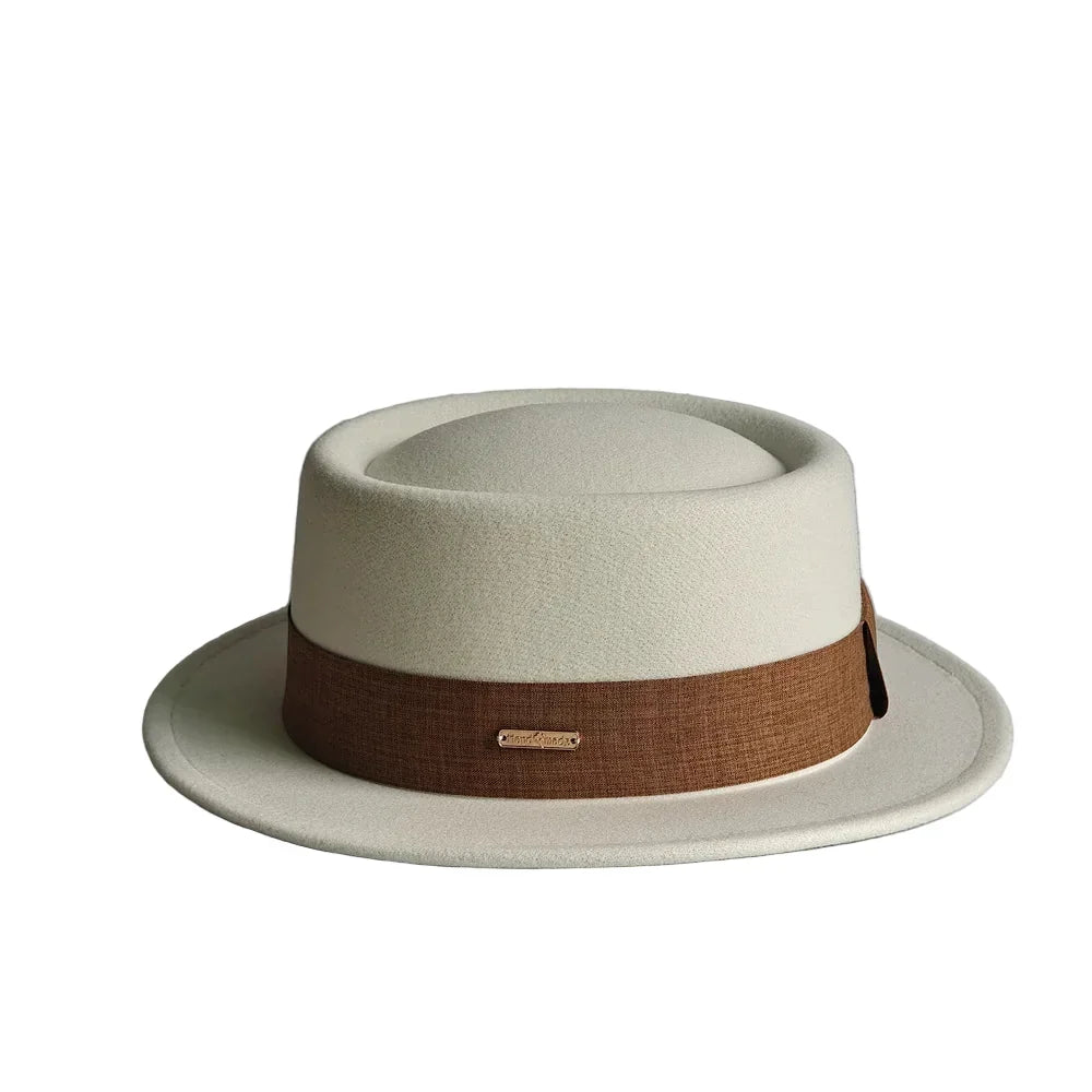 Costello Cotton Fedora Porkpie Hat