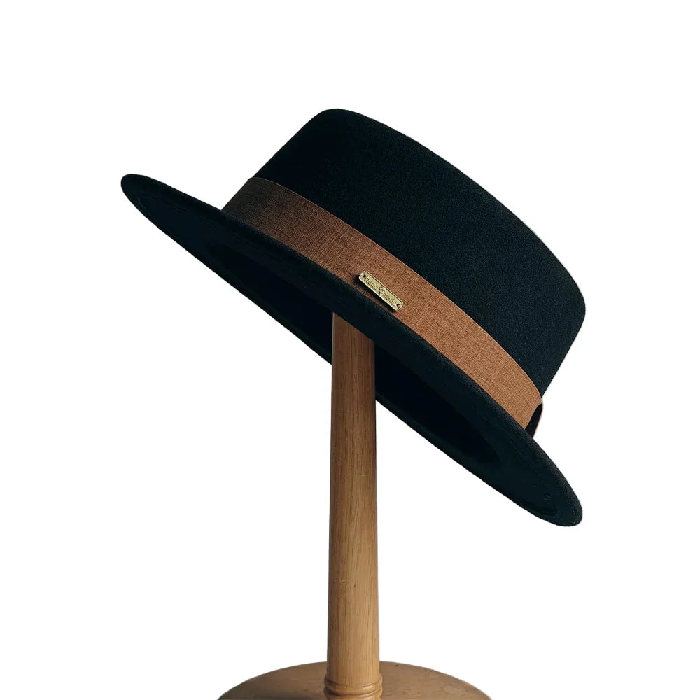 Costello Cotton Fedora Porkpie Hat