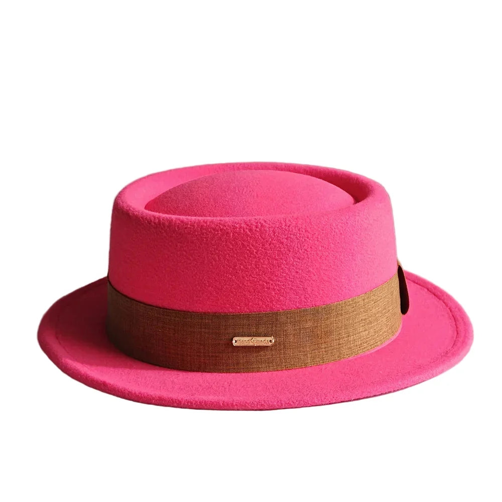 Costello Cotton Fedora Porkpie Hat