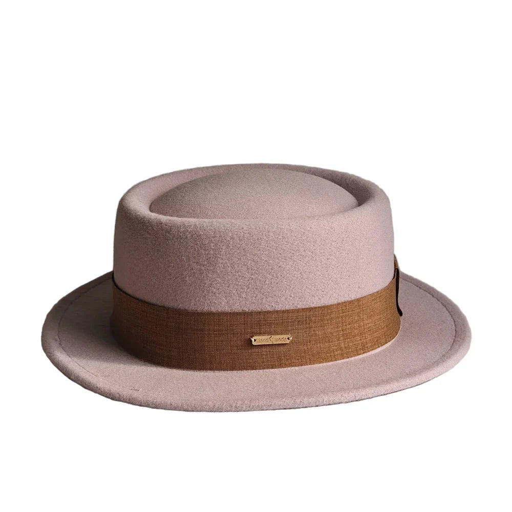 Costello Cotton Fedora Porkpie Hat
