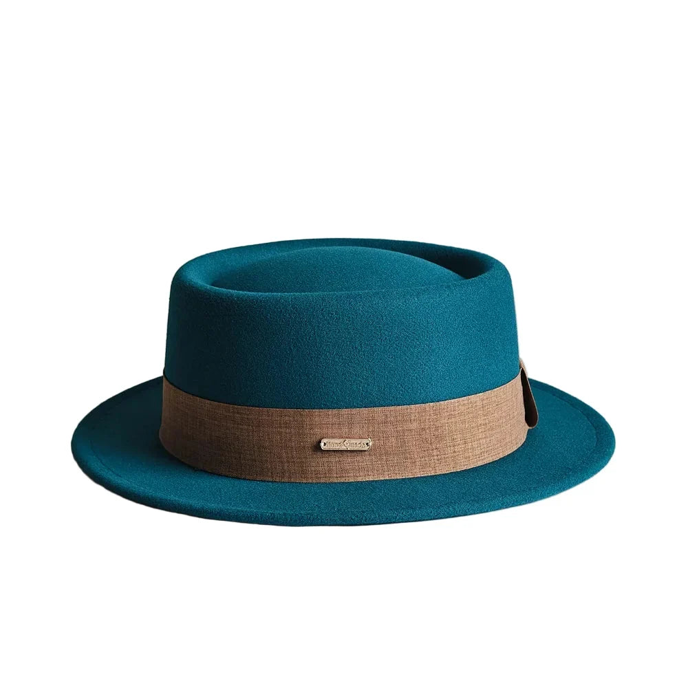 Costello Cotton Fedora Porkpie Hat