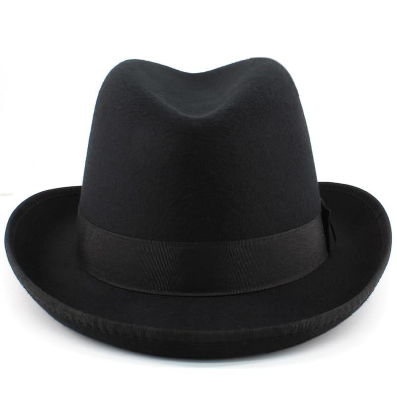 Dryden Feather Wool Homburg Hat