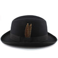 Dryden Feather Wool Homburg Hat