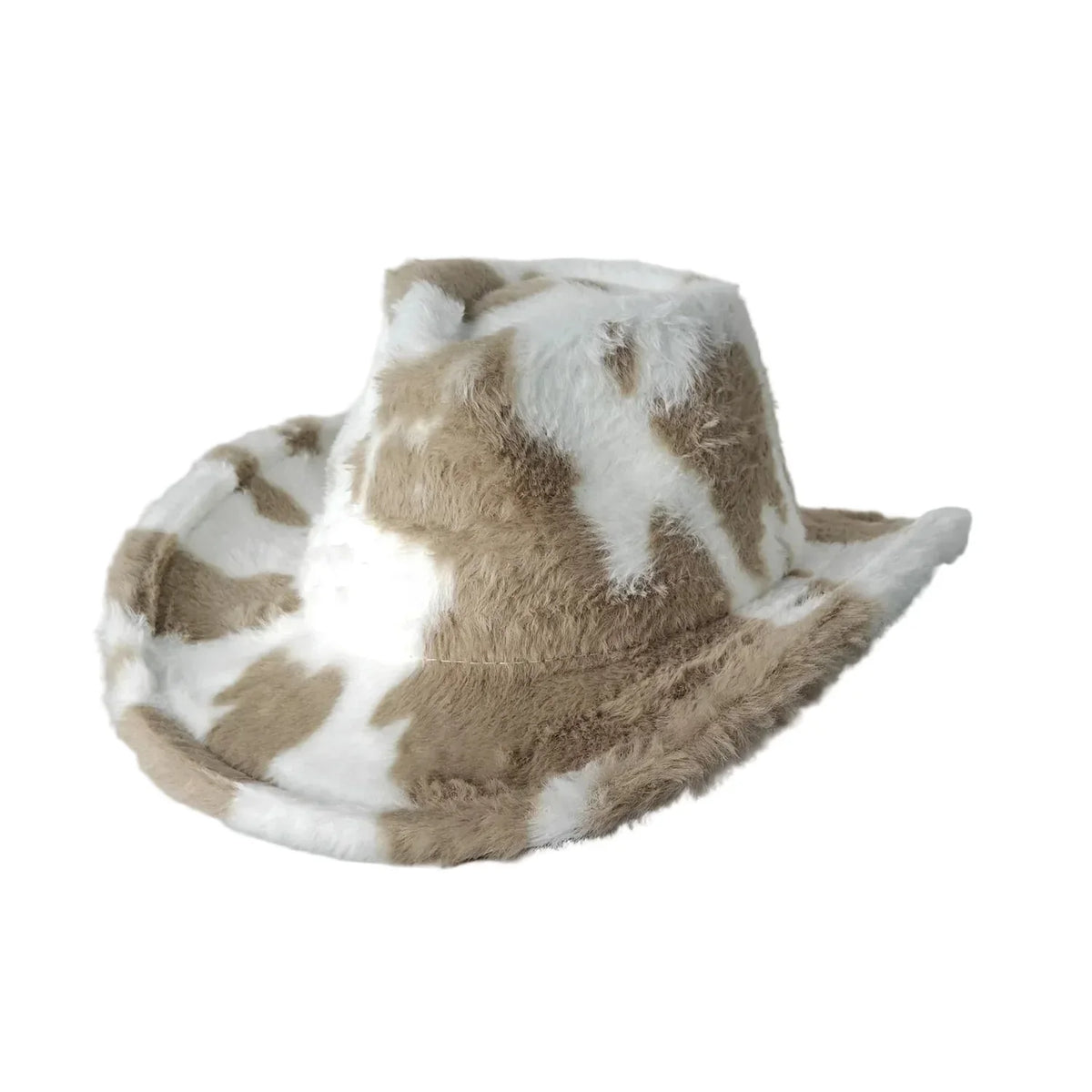 Fort Worth Leopard Print Fur Cotton Cowboy Hat