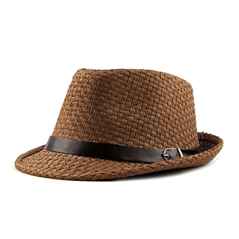 Riviera Summer Straw Trilby Hat