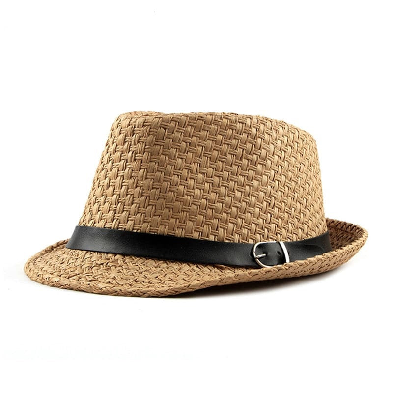 Riviera Summer Straw Trilby Hat
