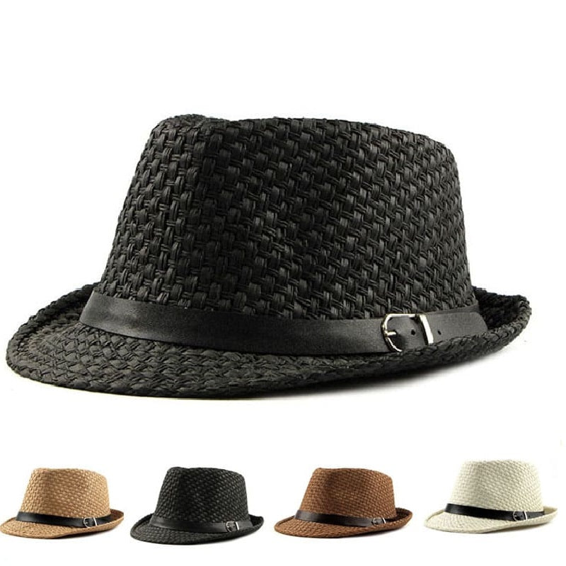 Riviera Summer Straw Trilby Hat