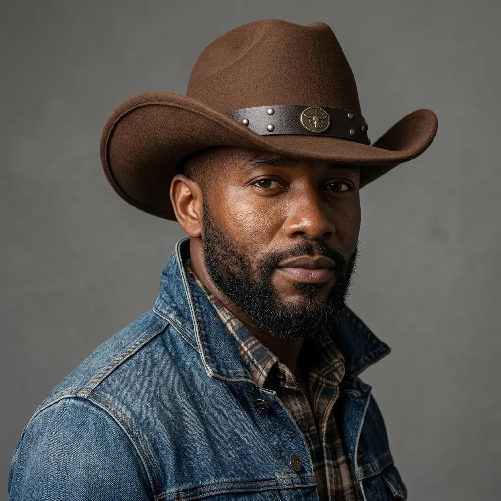 Golden Buffalo Cotton Western Cowboy Hat