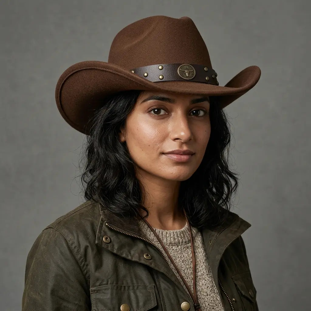 Golden Buffalo Cotton Western Cowboy Hat