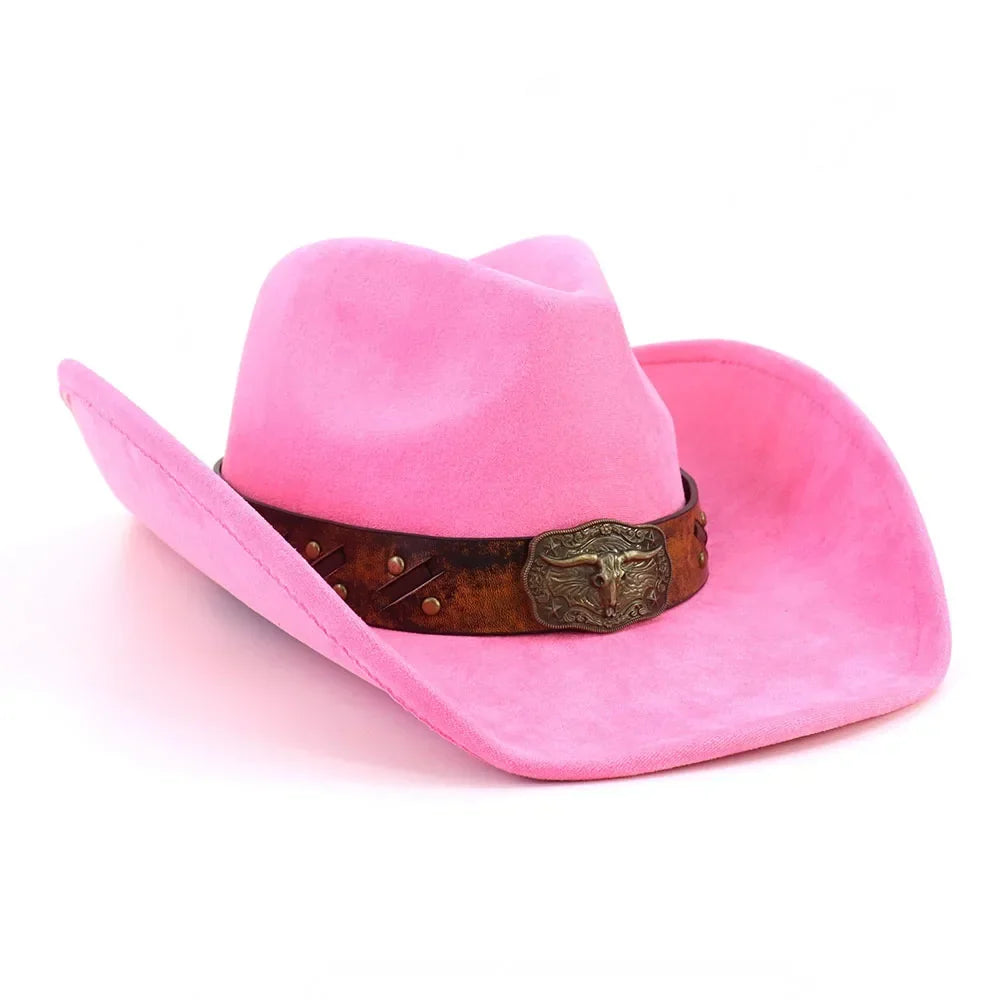 Golden Bull Suede Cowboy Hat