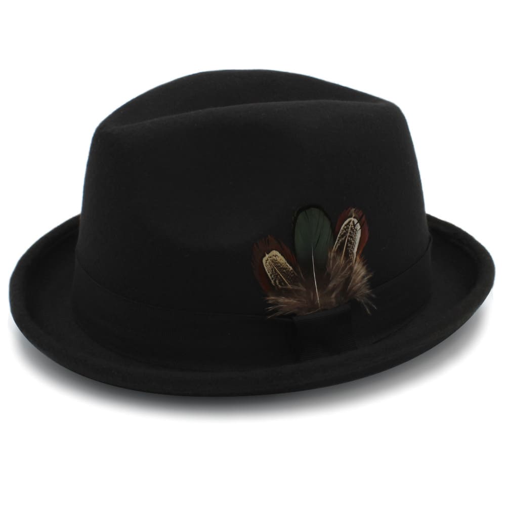 Huber Feather Wool Homburg Hat