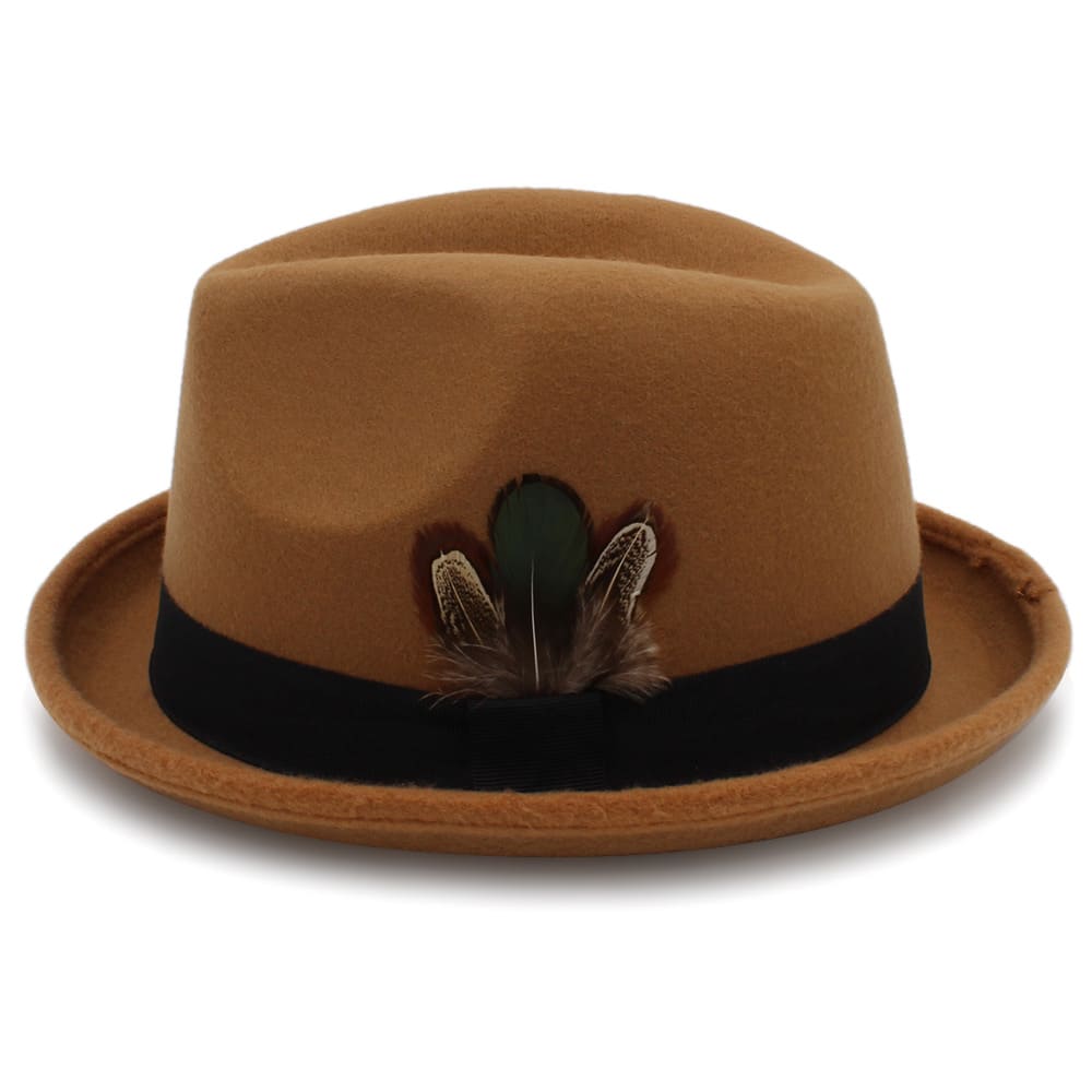 Huber Feather Wool Homburg Hat