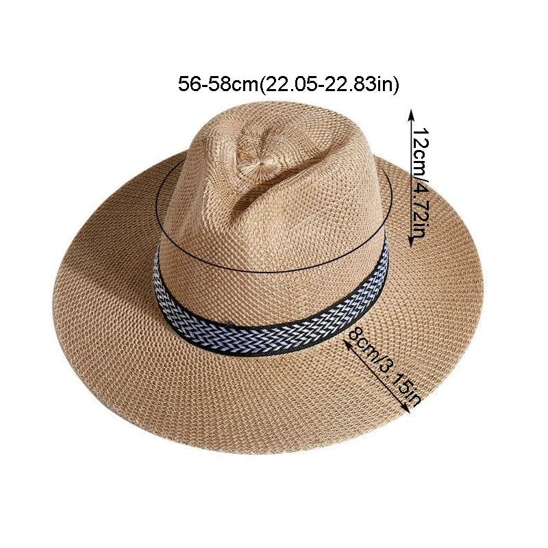 Ipanema Summer Straw Fedora Hat
