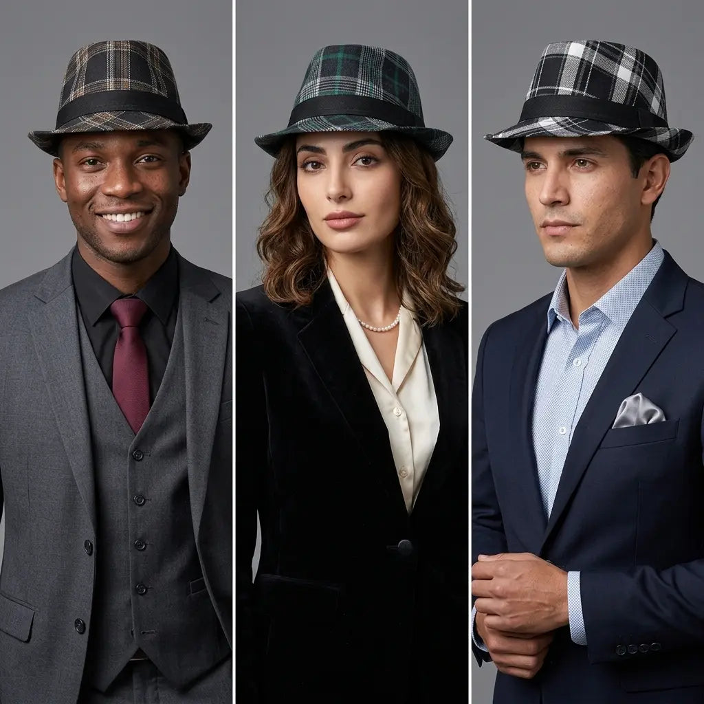 Jefferson Tartan Trilby Hat