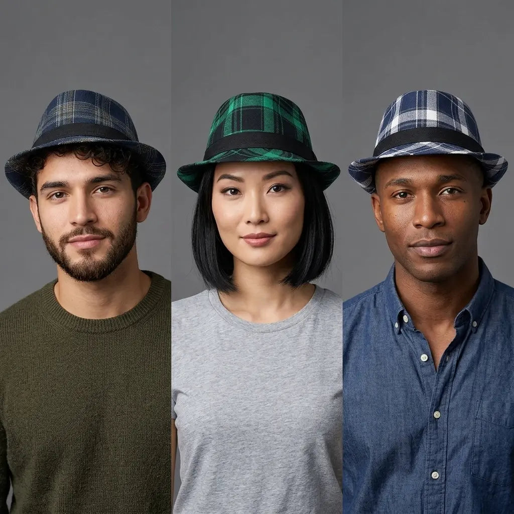 Jefferson Tartan Trilby Hat