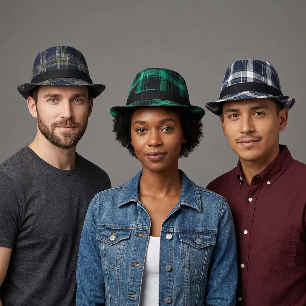 Jefferson Tartan Trilby Hat