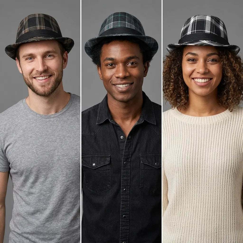 Jefferson Tartan Trilby Hat
