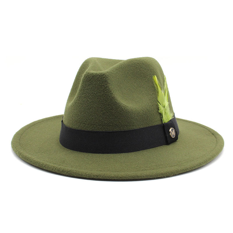 Killeen Feather Wool Fedora Hat