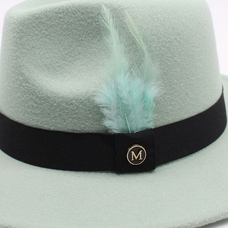 Killeen Feather Wool Fedora Hat