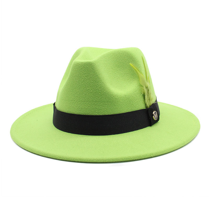 Killeen Feather Wool Fedora Hat