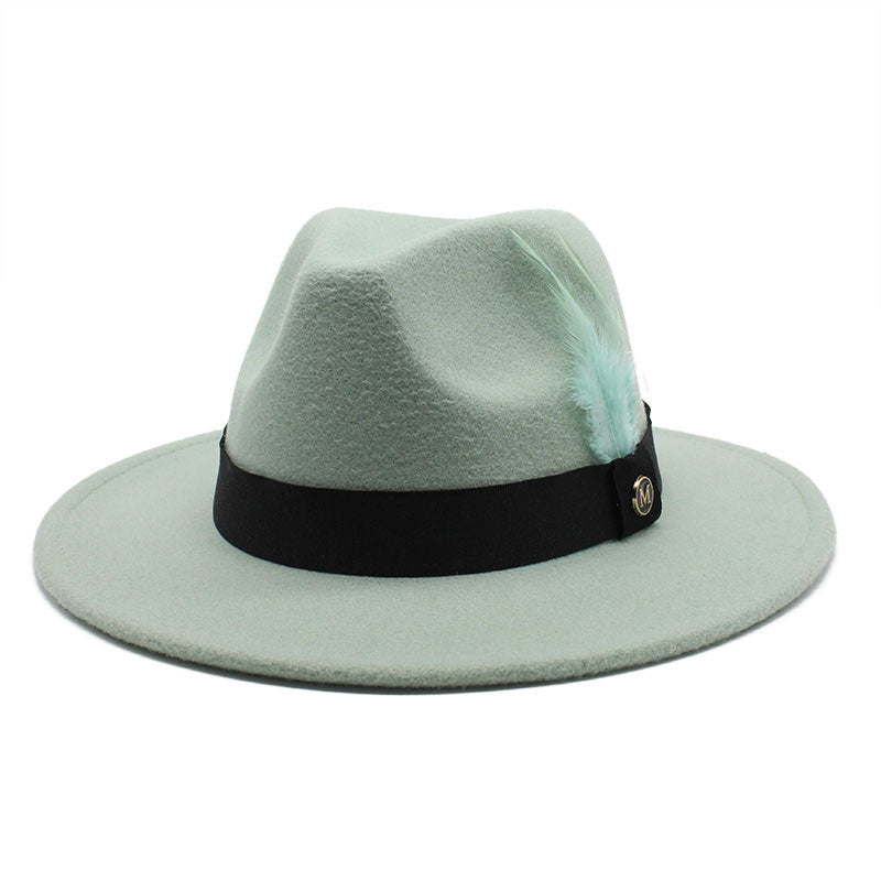 Killeen Feather Wool Fedora Hat