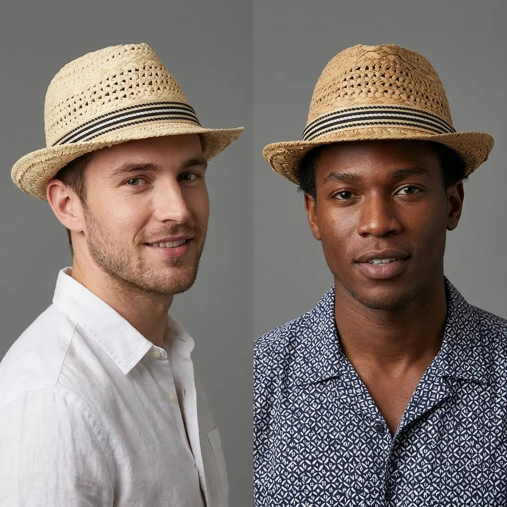 Kirk Summer Straw Trilby Hat