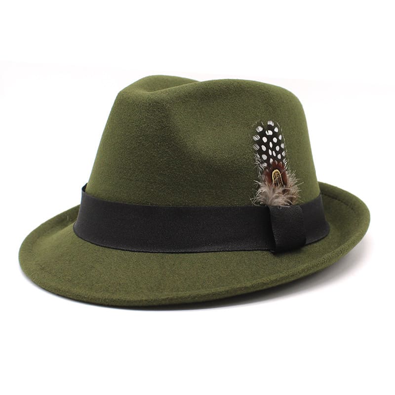 Kolding Feather Wool Trilby Hat